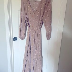 CJLA Floral midi dress EUC